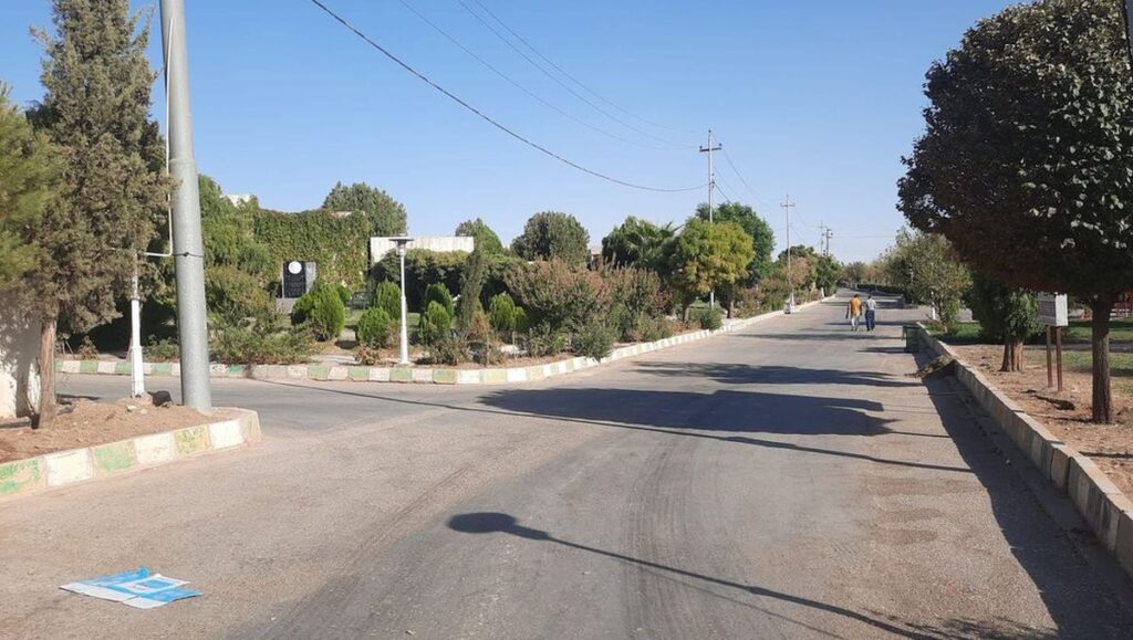 Aufgrund der übergroßen Hitze ist der einst so beliebte Azadi-Park von Sulaymaniyah tagsüber menschenleer