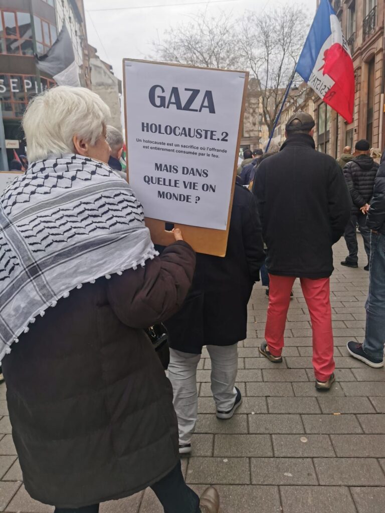 Demosntration in Straßburg im Februar 2025