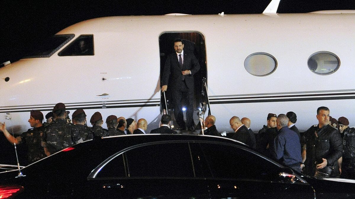 Libanons Premier Saad Hariri kehrt nach seinem Rücktritt nach Beirut zurück