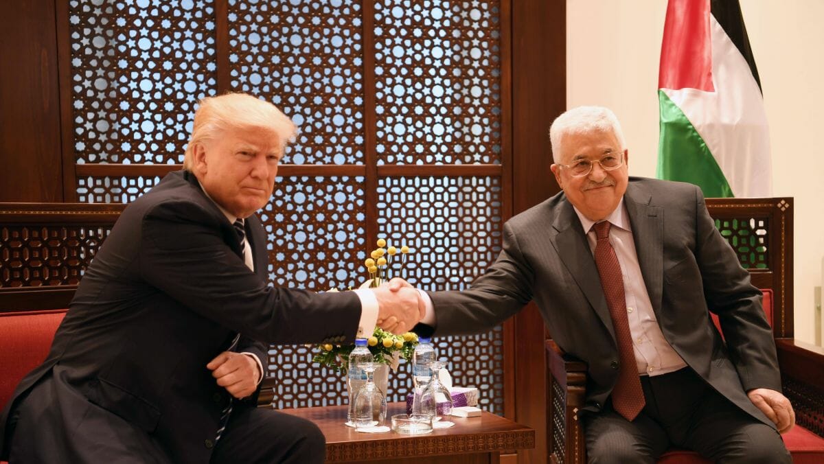 US-Präsident Trump und Präsident der Palästinensichen Autonomiebehörde Abbas