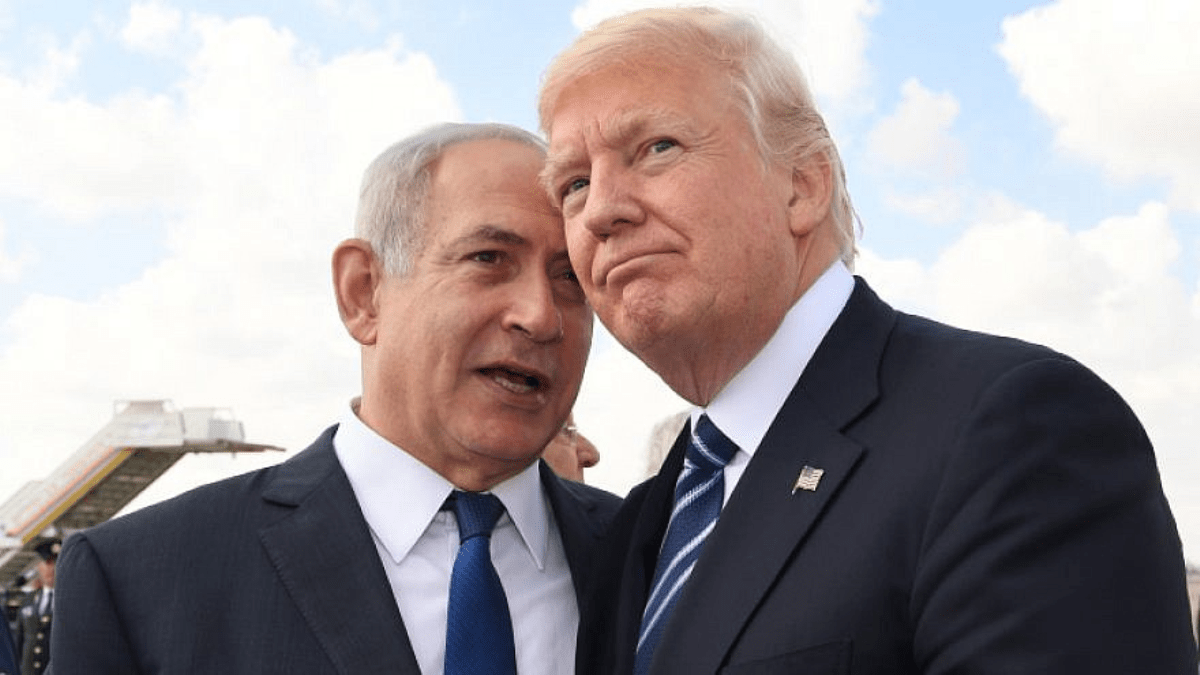Netanjahu und Trump (Kobi Gideon/GPO)