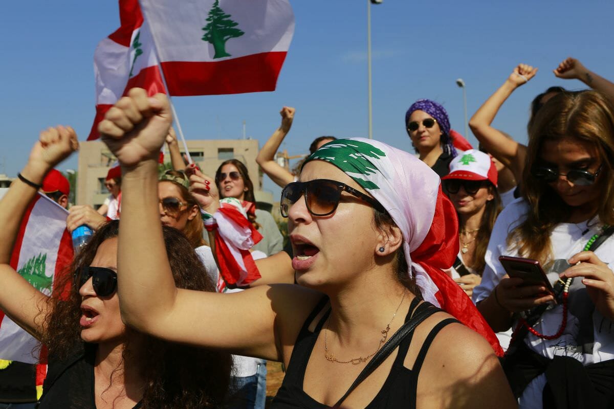 Demonstrantinnen im Libanon