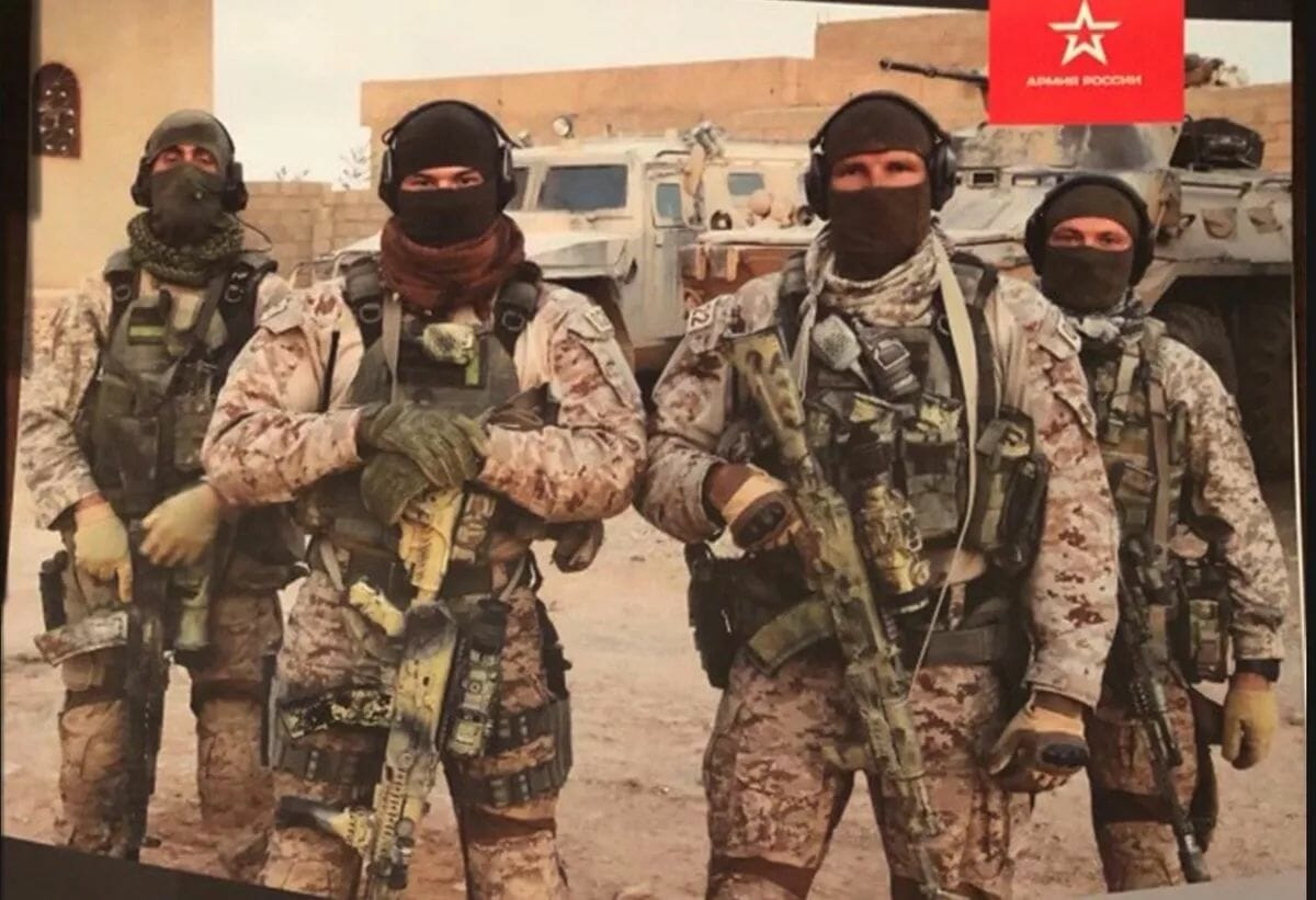 Mitglieder der Söldnertruppe Wagner in Syrien
