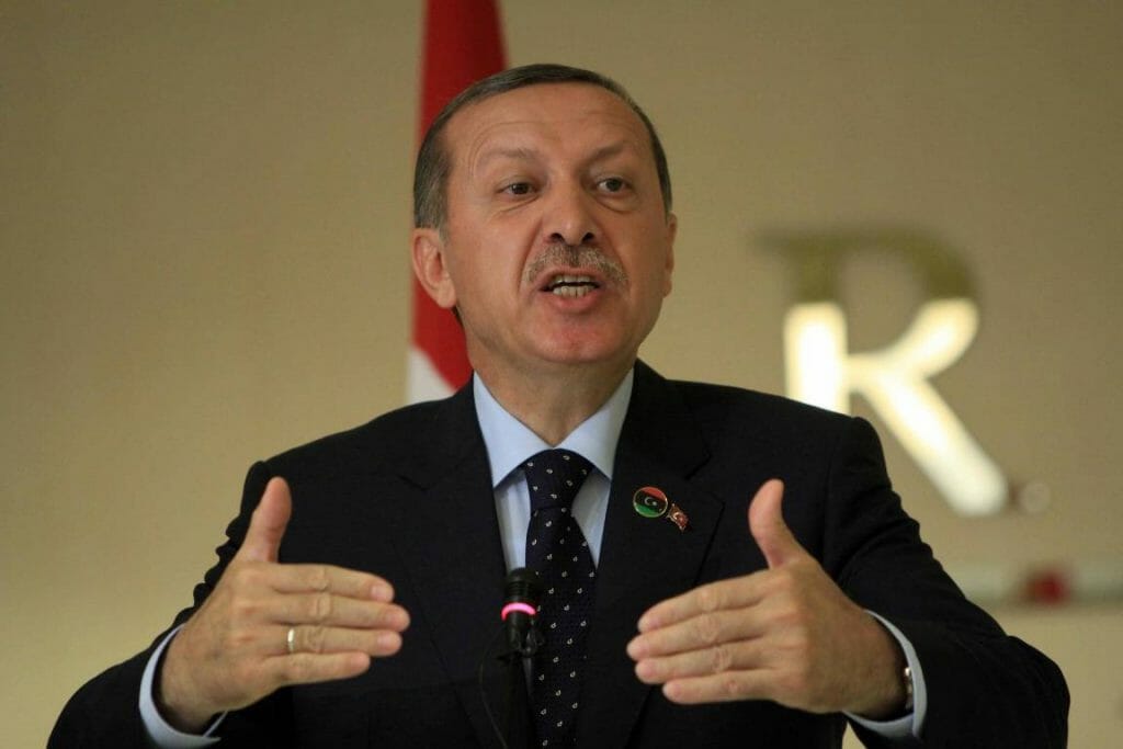 Will Handlanger aus Syrien nach Libyen schicken: der türkische Präsident Erdogan (imago images/Xinhua)