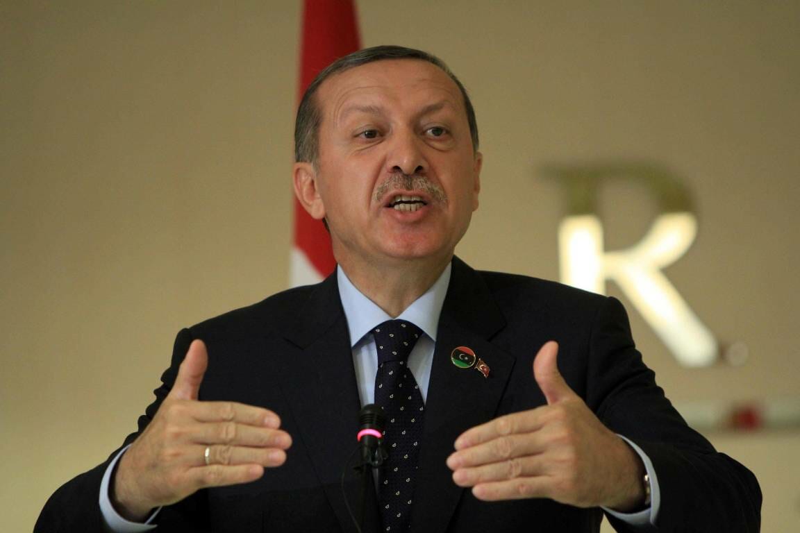 Will Handlanger aus Syrien nach Libyen schicken: der türkische Präsident Erdogan (imago images/Xinhua)