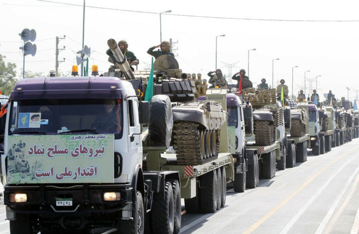 Parade der Revolutionsgarden im Iran (Mohammad Sadegh Heydari/CC BY 4.0)