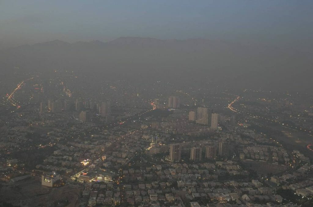 Smog über Teheran (imago images/Xinhua)