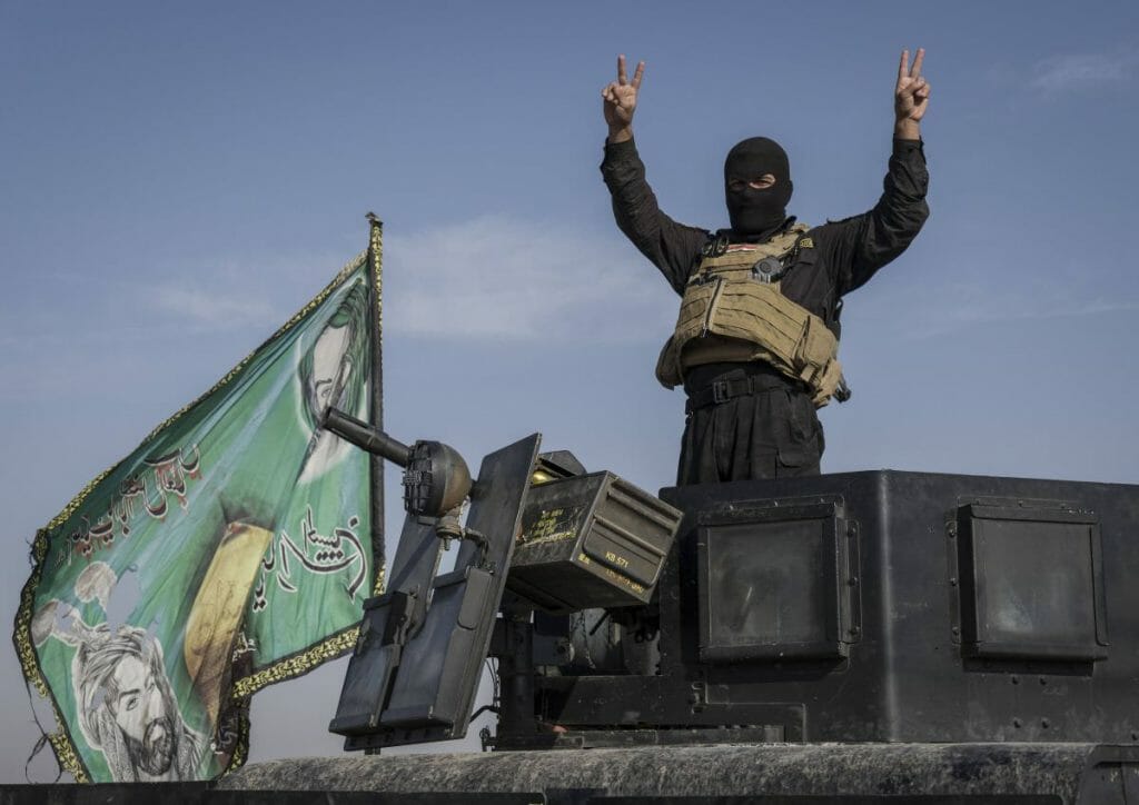 Kämpfer einer dem Iran nahestehenden schiitischen Miliz