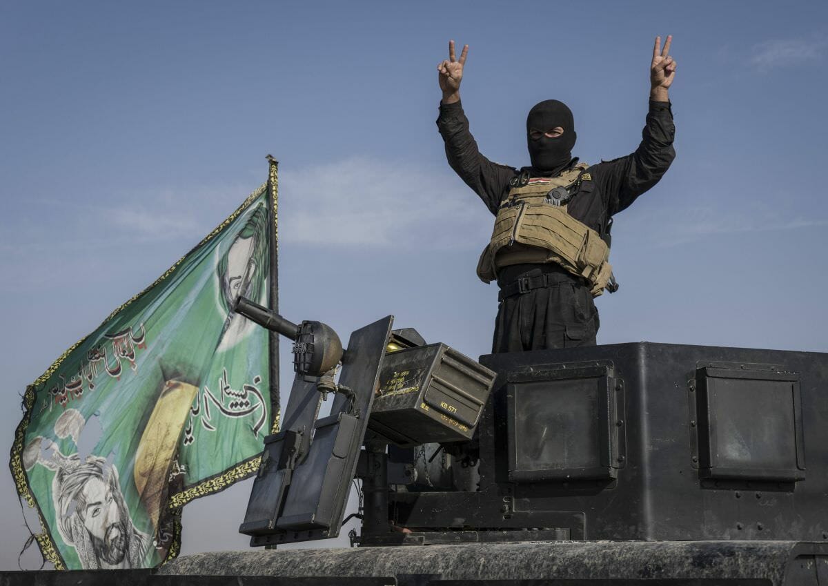 Kämpfer einer dem Iran nahestehenden schiitischen Miliz