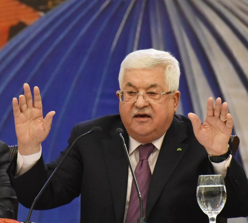 Anstatt über dessen Vorschläge zu verhandeln, beschimpft Mahmud Abbas den US-Präsidenten als "Hundesohn". (imago images/UPI Photo)
