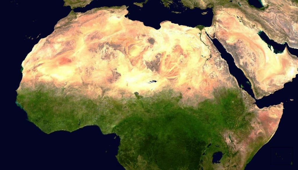 Arabische Welt (NASA)