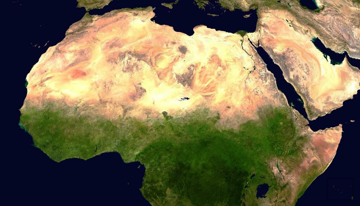 Arabische Welt (NASA)