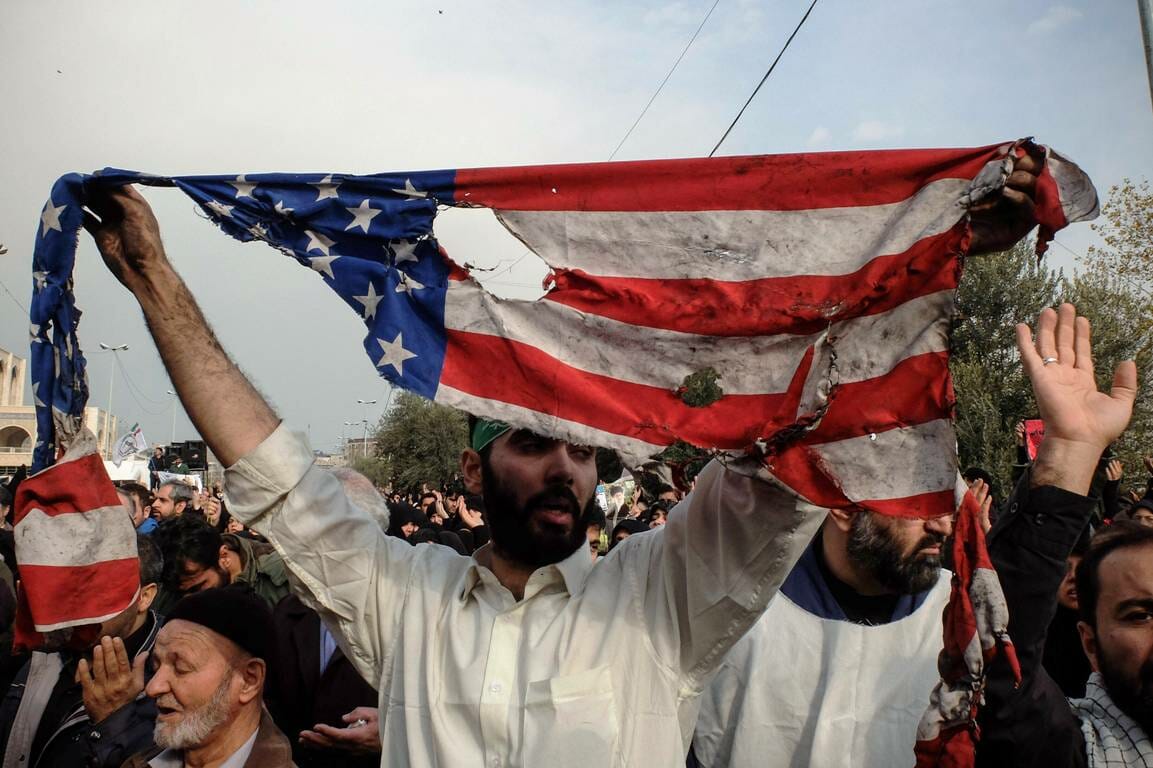 Auf einer Trauerkundgebung für Soleimani im Iran (imago images/ZUMA Press)