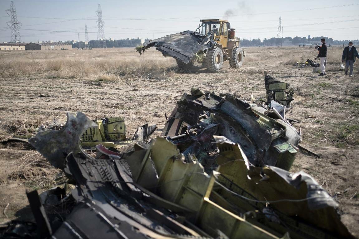 Wollten die Iraner am Absturzort Beweise beseitigen? (imago images/UPI Photo)