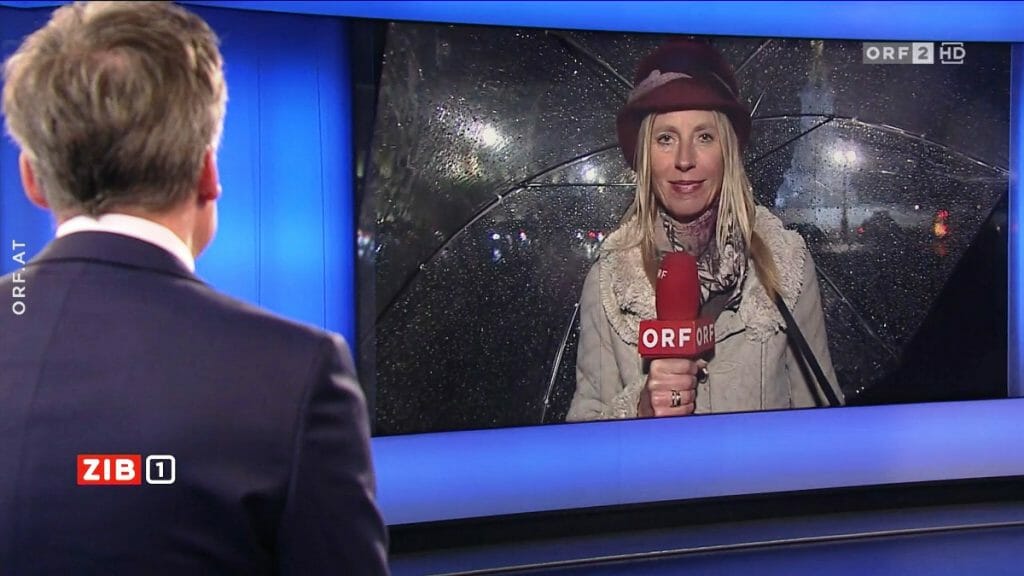 Um die wirklich weltbewegenden Fragen kümmerte sich in der ZiB1 gestern die Korrespondentin in London. (Quelle: orf.at)