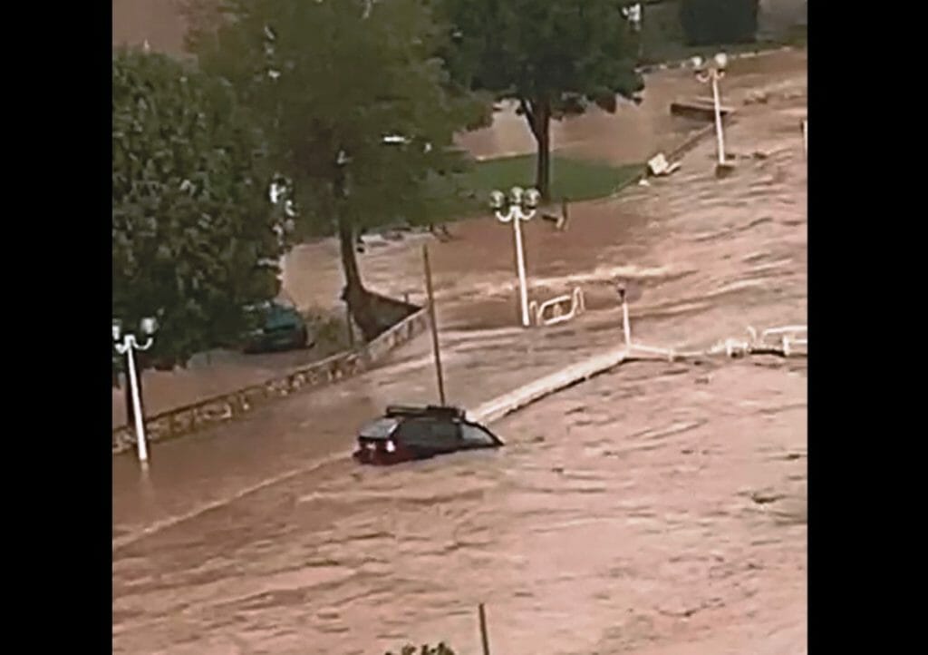 Unwetter (Quelle: Social Media)