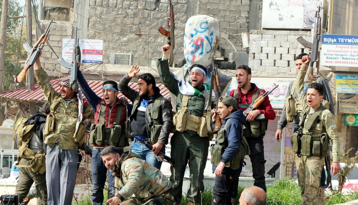 Kämpfer der türkisch unterstützten Freien Syrischen Armee