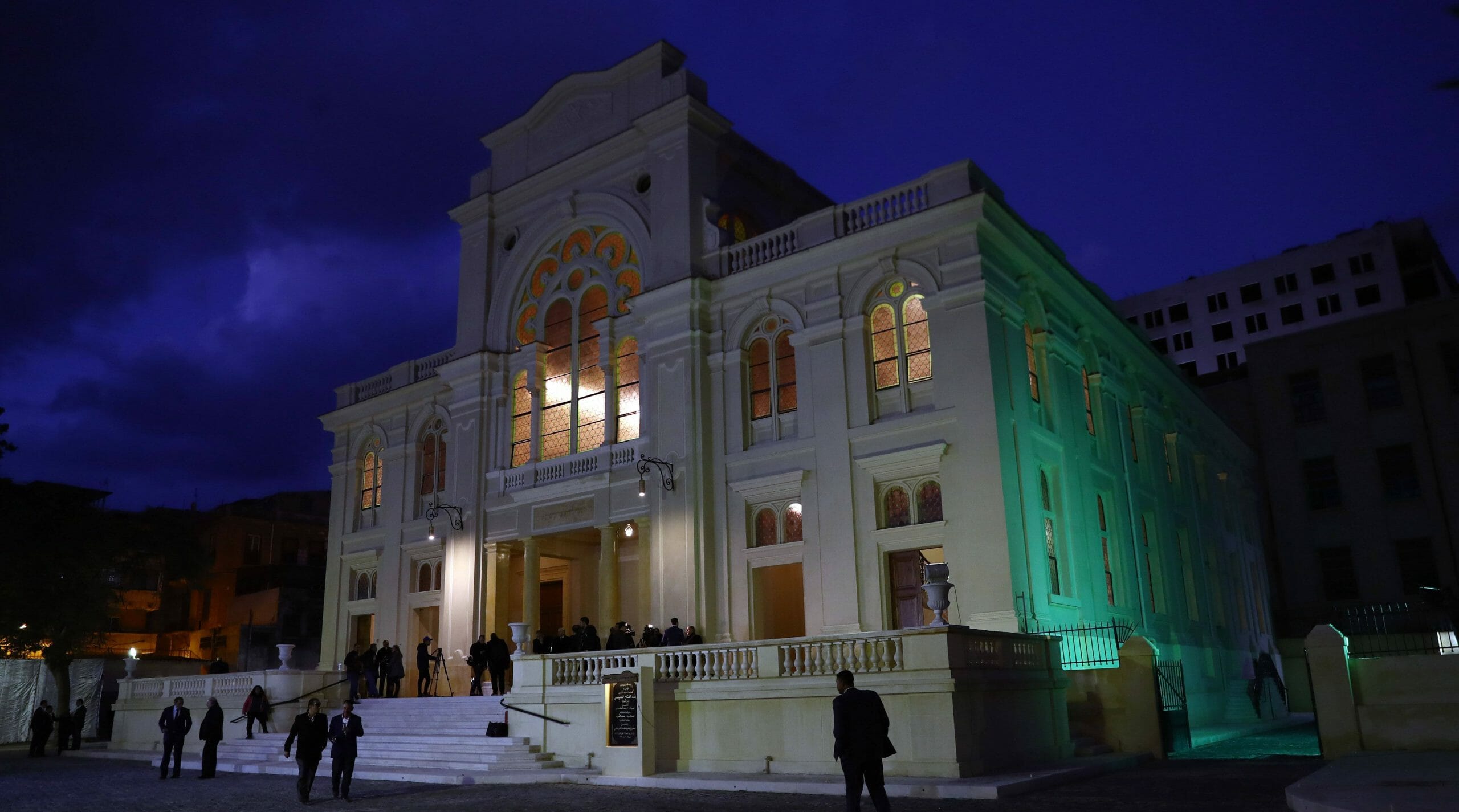 Die renovierte Eliyahu-HaNavi-Synagoge in Alexandria