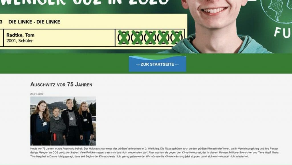 Homepage von Tom Radtke