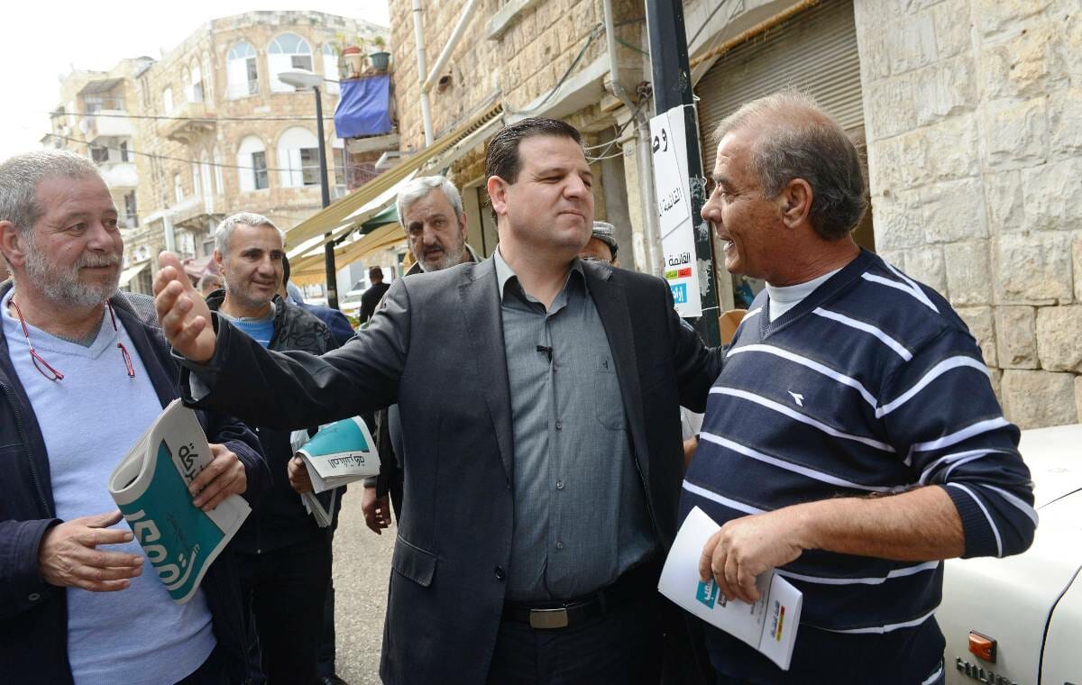 Ayman Odeh, Spitzenkandidat der Vereinigten Arabischen Liste. Den arabischen Parteien droht eine schwere Niederlage. (imago images/UPI Photo)