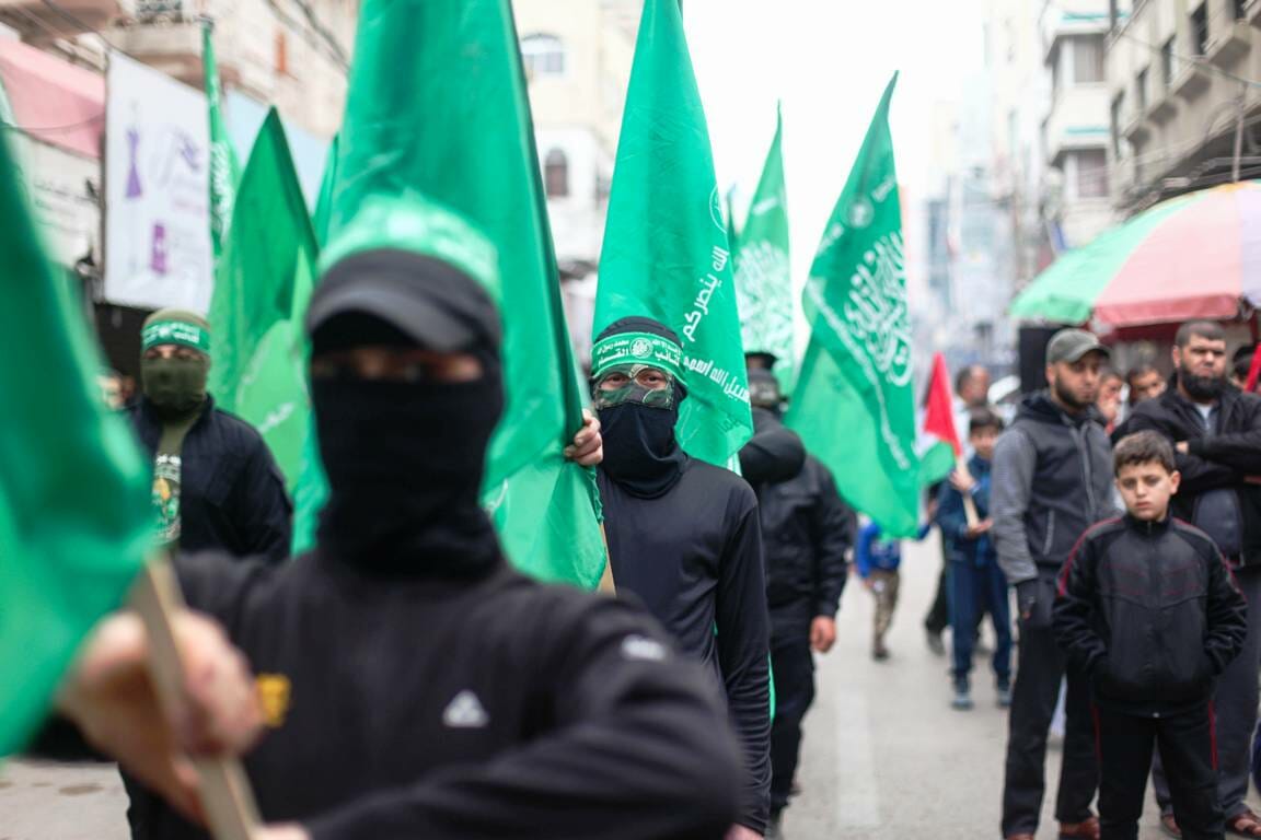 Hamas-Aufmarsch in Gaza (imago images/ZUMA Press)