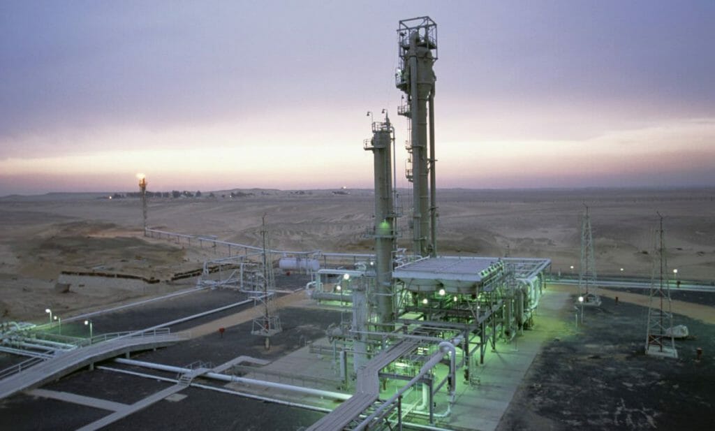 Gasraffinerie in Ägypten