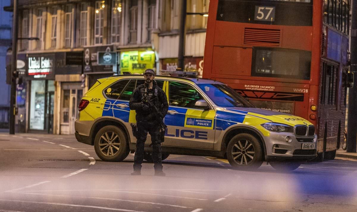 Tatort der Messerattacke in London