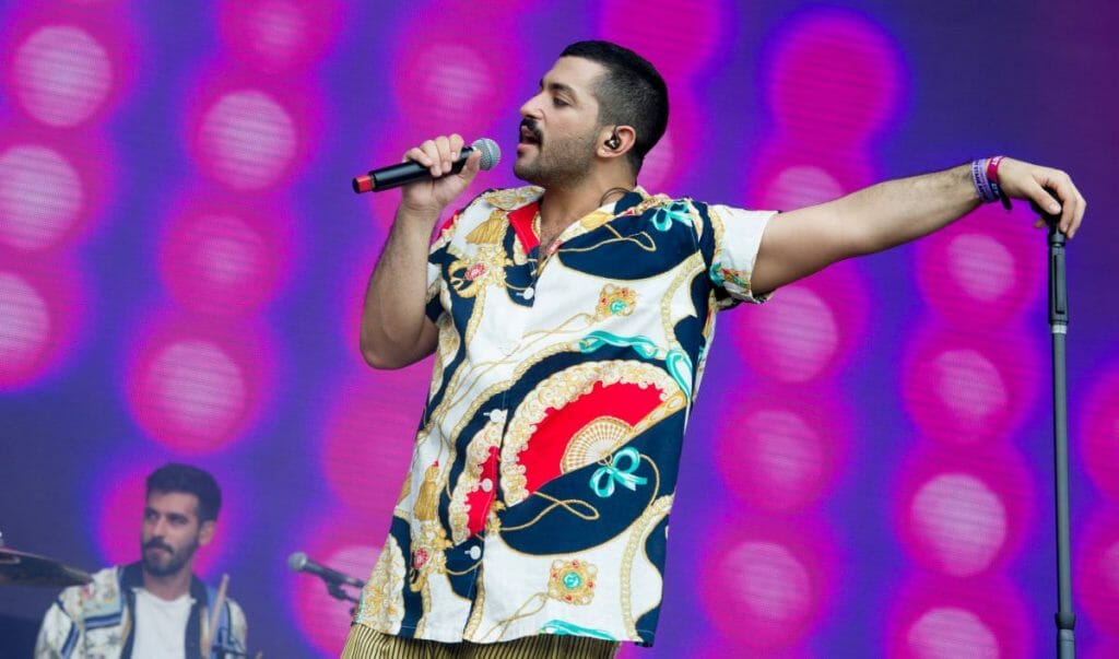 Der offen homosexuelle Sänger Hamed Sinno der libanesischen Indie-Rockband Mashrou’ Leila
