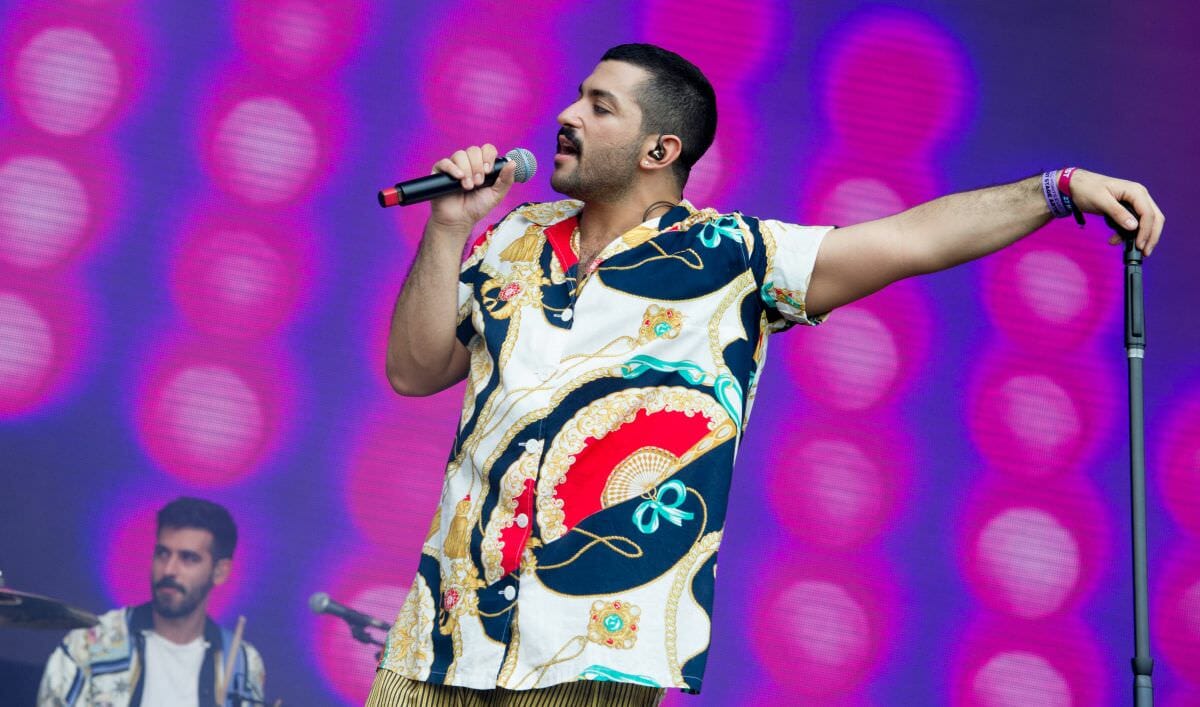 Der offen homosexuelle Sänger Hamed Sinno der libanesischen Indie-Rockband Mashrou’ Leila