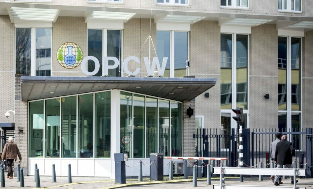 Hauptquartier der „Organisation für das Verbot chemischer Waffen“ in Den Haag