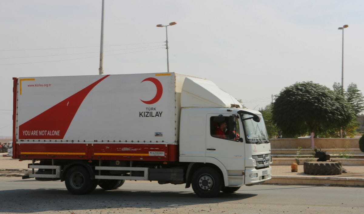 LKW des Türkischen Roten Halbmond