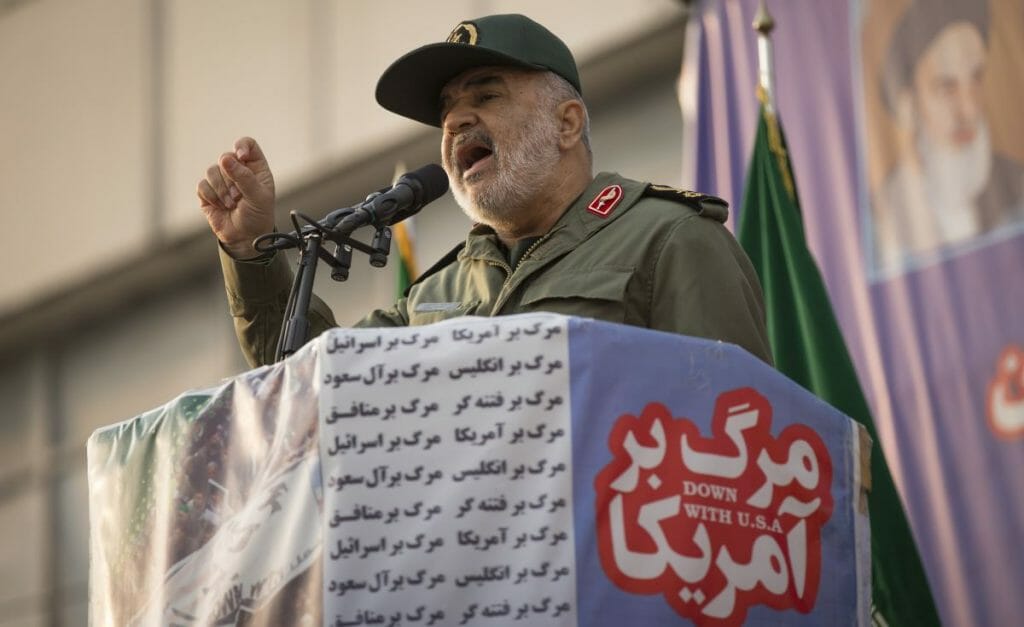Der iranische Revolutionsgardenführer Hossein Salami