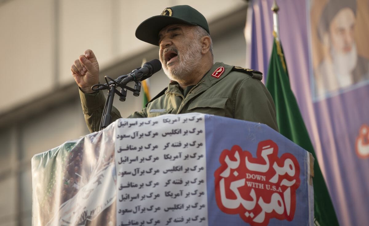 Der iranische Revolutionsgardenführer Hossein Salami