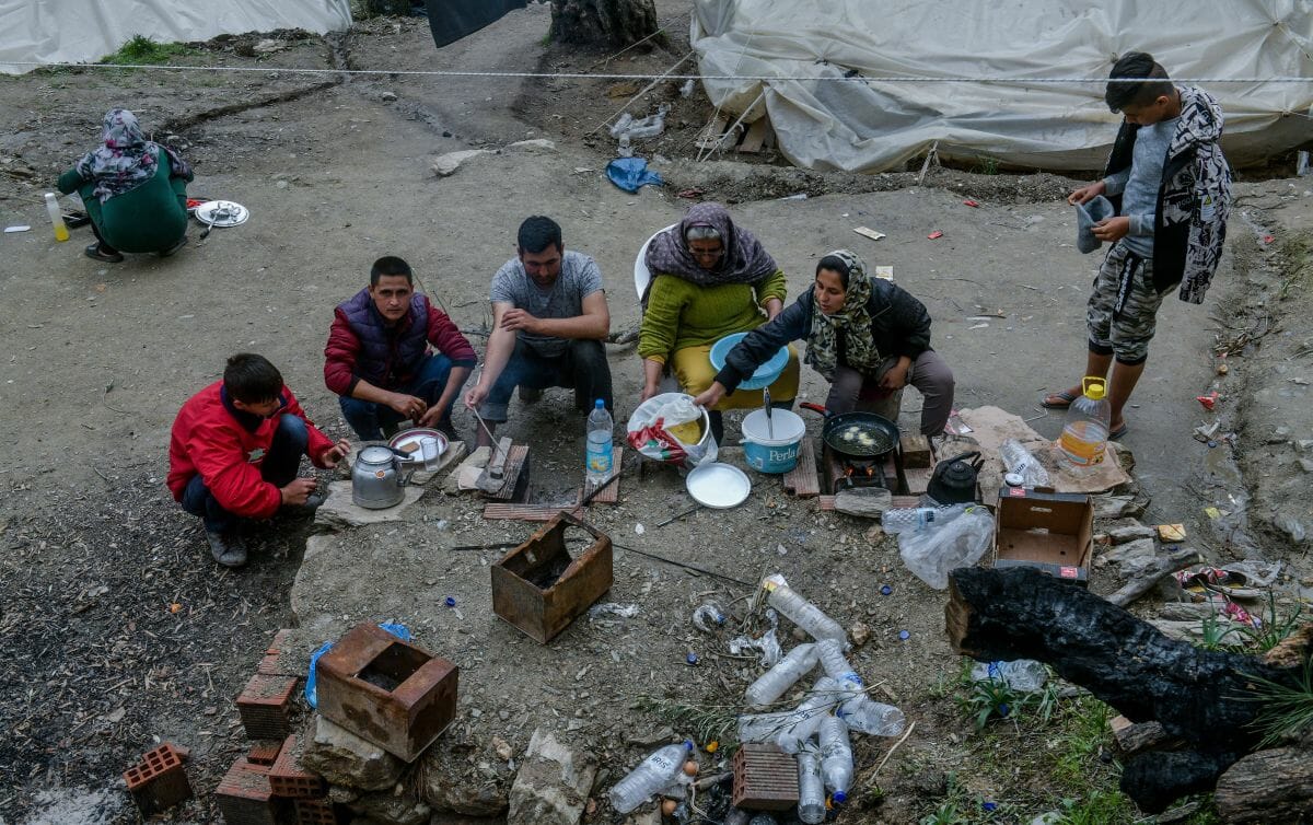 Flüchtlingslager Moria auf Lesbos