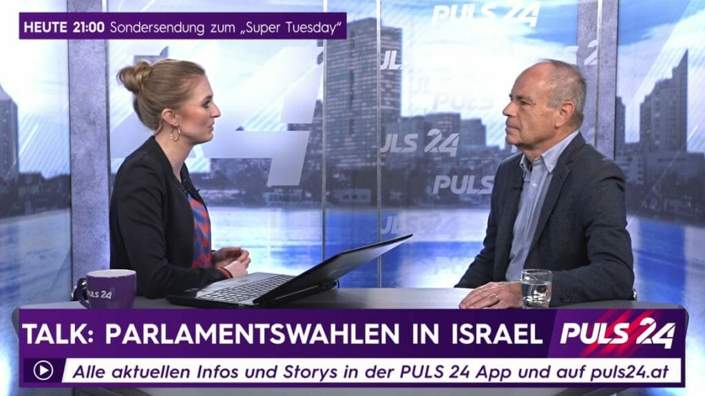 Ben Segenreich im Interview mit Puls 24 News