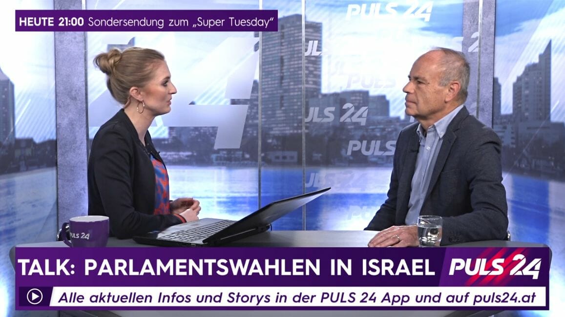 Ben Segenreich im Interview mit Puls 24 News