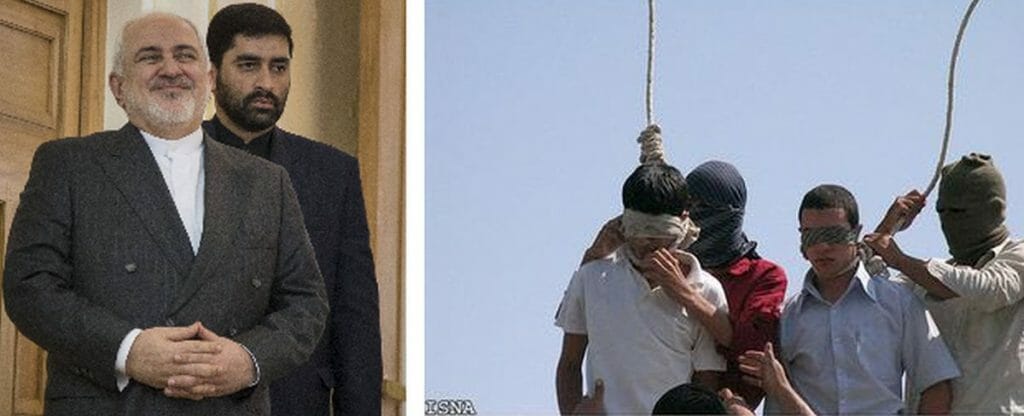 Irans Außenminister Zarif, zwei minderjährige Homosexuelle