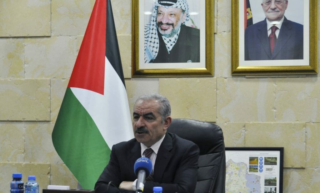 Der Premierminister der Palästinensischen Autonomiebehörde Muhammad Shtayyeh