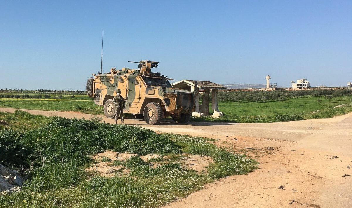 Türkische Militärpatouille in Nordsyrien