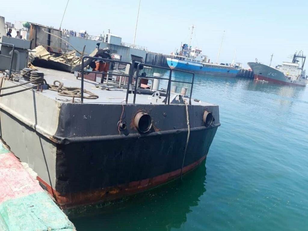 Die Konarak, ein Schiff der iranischen Marine, geriet unter „friendly fire“. (imago images/ZUMA Wire)
