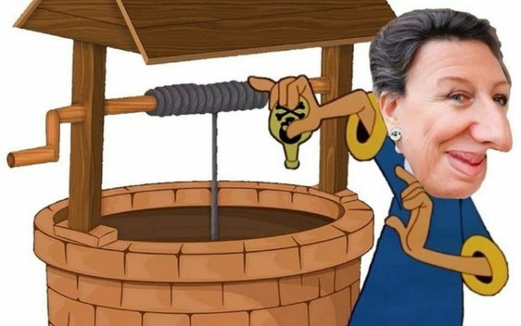 Antisemitische Karikatur der jüdischen ehemaligen französischen Gesundheitsministerin Agnes Buzyn