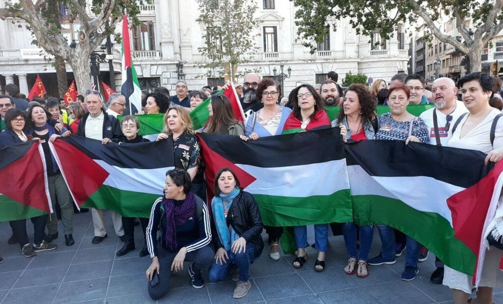 Demonstration von BDS País Valencia