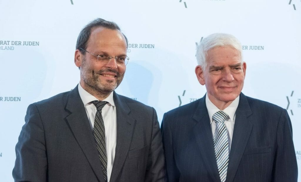 Antisemitismusbeauftragter der deutschen Bundesregierung Felix Klein und Präsident des Zentralrats der Juden in Deutschland Josef Schuster