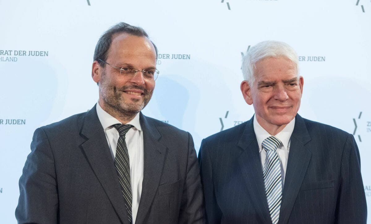 Antisemitismusbeauftragter der deutschen Bundesregierung Felix Klein und Präsident des Zentralrats der Juden in Deutschland Josef Schuster