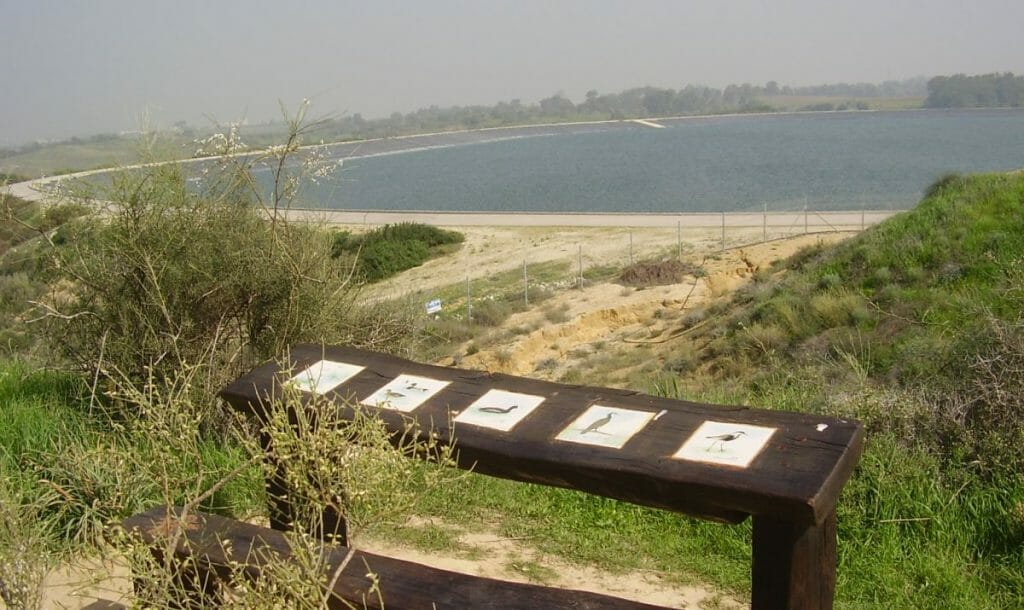 Das israelische Wasserresevoir Nir Am