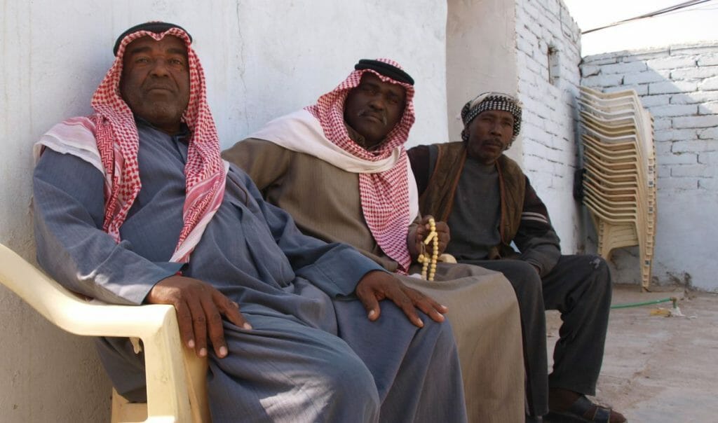 Schwarze Irakis in Basra