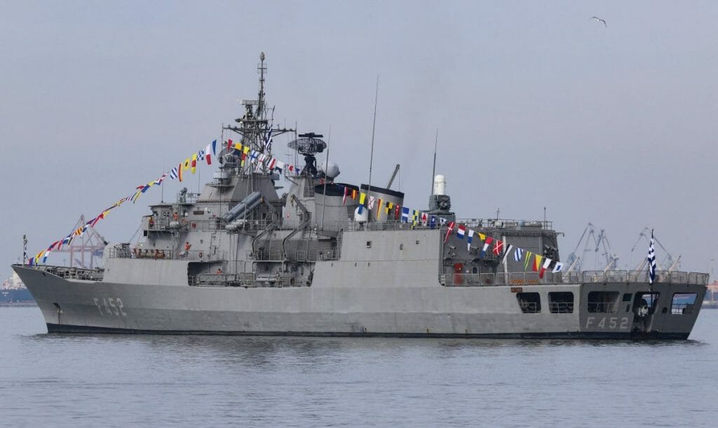 Ein Schiff der griechischen Marine