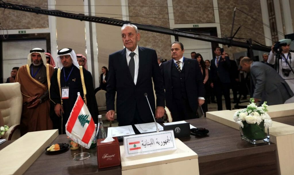 Der Parlamentssprecher des Libanon Nabih Berri