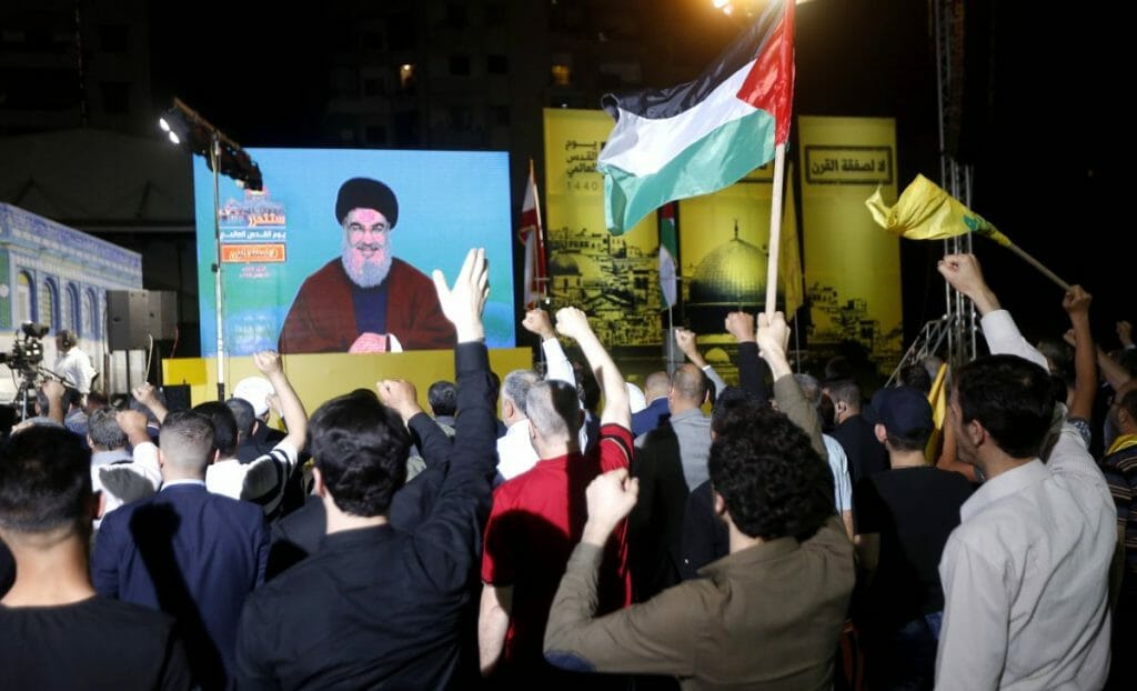 Videoansprache: Seit dem Krieg von 2006 versteckt sich Hisbollah-Chef Nasrallah vor den Israelis in einem Bunker