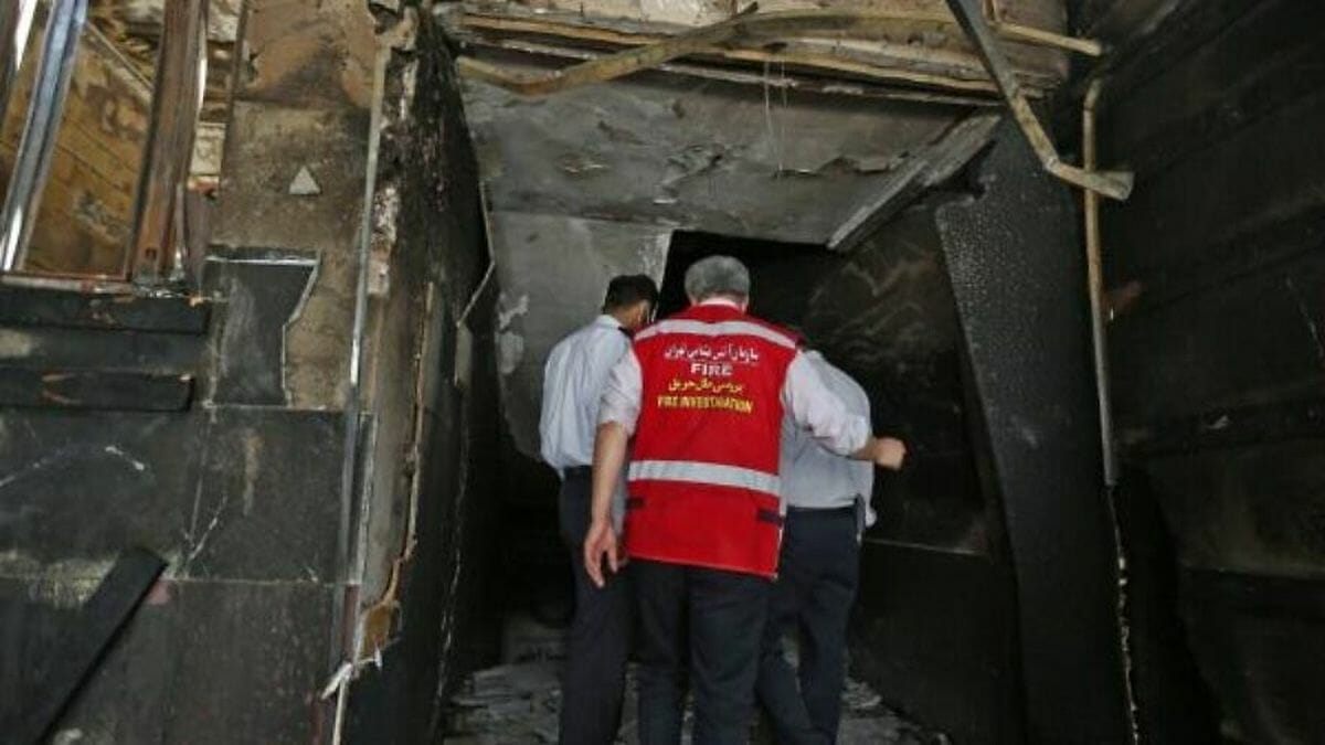 Explosion in der Fabrik Sepahan Bresh bei Teheran am 6. Juli 2020